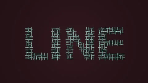 Abstract symbol line animation for creative projects Stock Footage 325539118