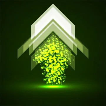 Abstract symbol speed of technology arrows. Vector Stock Illustration
