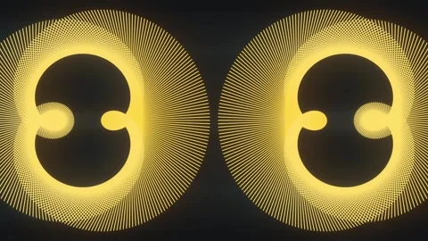 Abstract Symmetric Neon Rays Seamless Loop Background Stock Footage 344813111