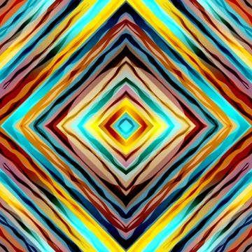 Abstract symmetric pattern with diagonal strikes. Stock Illustration