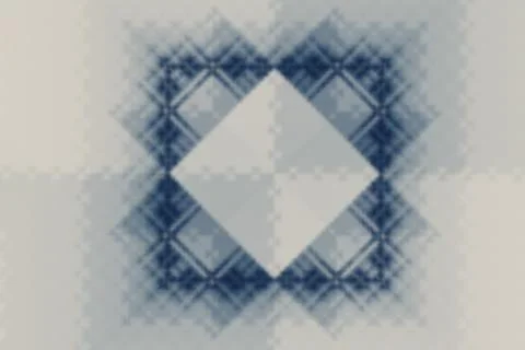Abstract symmetric pattern with squares and triangles Stock Illustration