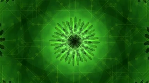Abstract symmetrical cosmic energy pattern with glowing deep red geometric .. Stock Footage 339787114