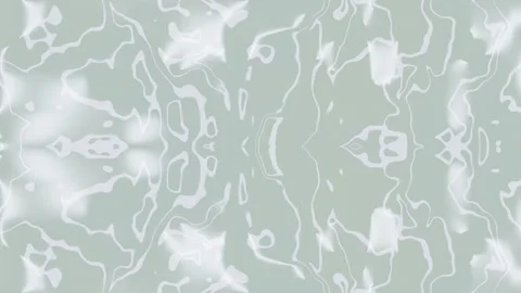Abstract Symmetrical Flowing Liquid Marble Animation in Sage Green Vídeo Stock 334921203