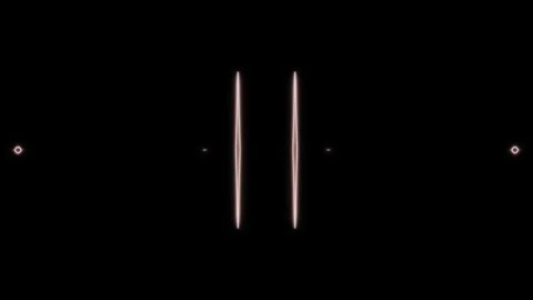 Abstract Symmetrical Glowing Lines and Dots VJ Loop 動画素材 337444750