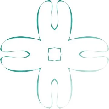 Abstract Symmetrical Gradient Vector Shape Modern Digital Design Modern Dig.. Stock Photos