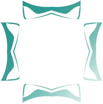 Abstract Symmetrical Gradient Vector Shape Modern Digital Design Modern Dig.. Stockfoto's