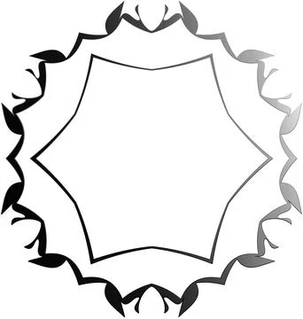 Abstract Symmetrical Gradient Vector Shape Modern Digital Design Modern Dig.. Fotos Stock