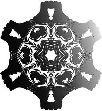 Abstract Symmetrical Gradient Vector Shape Modern Digital Design Modern Dig.. Foto stock