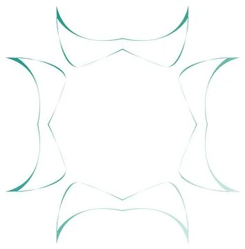 Abstract Symmetrical Gradient Vector Shape Modern Digital Design Modern Dig.. Foto stock