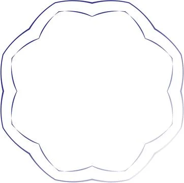 Abstract Symmetrical Gradient Vector Shape Modern Digital Design Modern Dig.. Foto stock