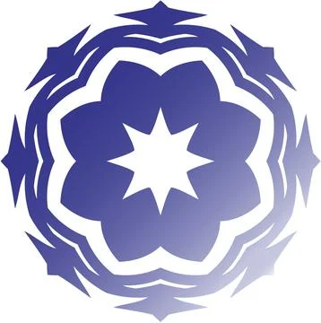 Abstract Symmetrical Gradient Vector Shape Modern Digital Design Modern Dig.. 스톡 사진