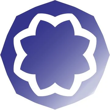 Abstract Symmetrical Gradient Vector Shape Modern Digital Design Modern Dig.. 스톡 사진