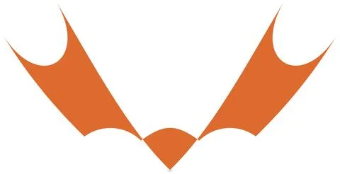 Abstract Symmetrical Gradient Vector Shape Modern Digital Design Modern Dig.. Foto stock