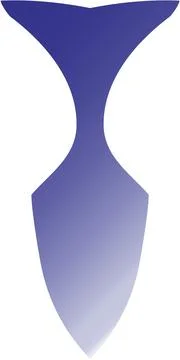 Abstract Symmetrical Gradient Vector Shape Modern Digital Design Modern Dig.. Stock Photos