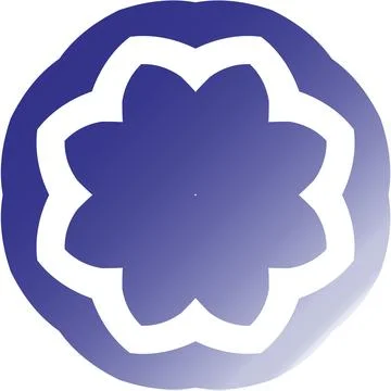 Abstract Symmetrical Gradient Vector Shape Modern Digital Design Modern Dig.. Foto stock