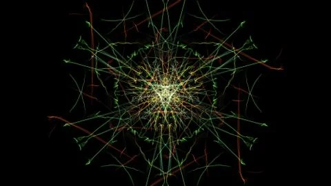 Abstract symmetrical light. Stock Illustration