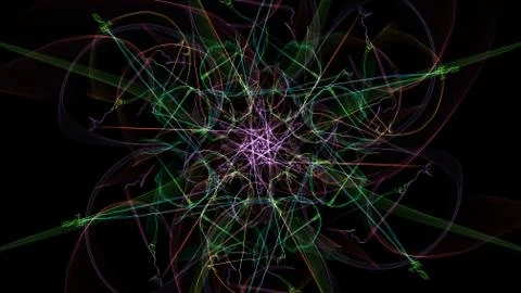 Abstract symmetrical light. Stock Illustration