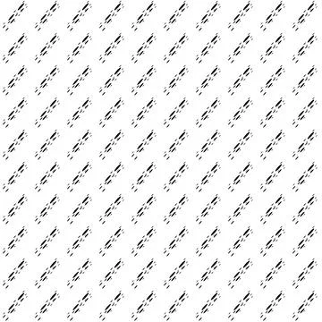 Abstract symmetrical pattern of distorted circles in black and white Stockillustratie