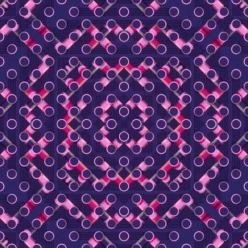 Abstract symmetrical pattern. Geometric background. 3d rendering illustration 스톡 일러스트