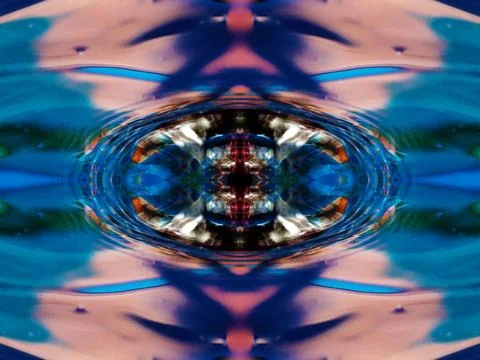 Abstract symmetrical pattern Stock Illustration