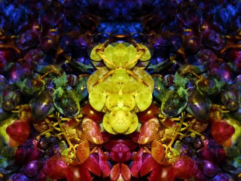 Abstract symmetrical pattern Stock Photos