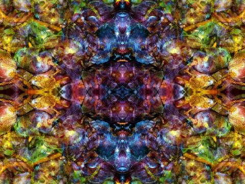 Abstract symmetrical pattern Stock Photos