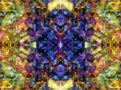 Abstract symmetrical pattern Stock Photos