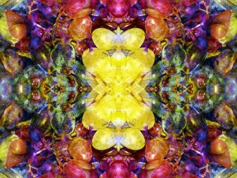 Abstract symmetrical pattern Stock Photos