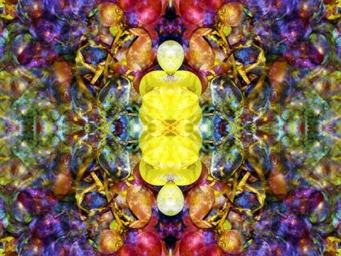 Abstract symmetrical pattern Stock Photos