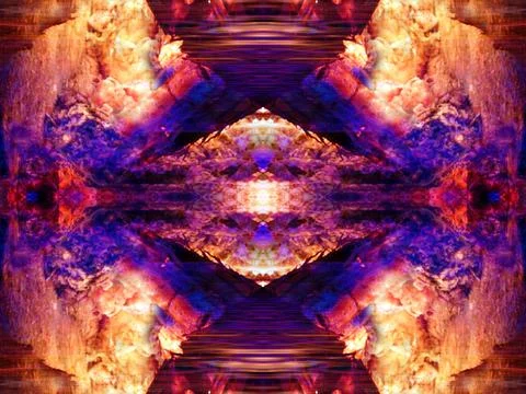 Abstract symmetrical pattern Stock Photos
