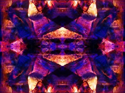 Abstract symmetrical pattern Stock Photos