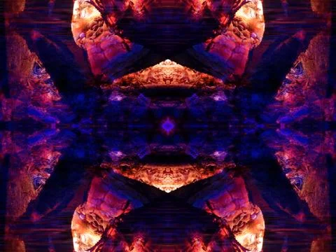 Abstract symmetrical pattern Stock Photos