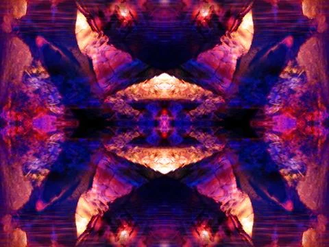 Abstract symmetrical pattern Stock Photos