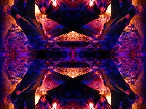 Abstract symmetrical pattern Stock Photos