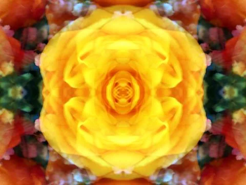 Abstract symmetrical pattern Stock Photos