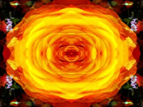 Abstract symmetrical pattern Stock Photos