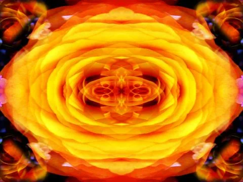 Abstract symmetrical pattern Stock Photos