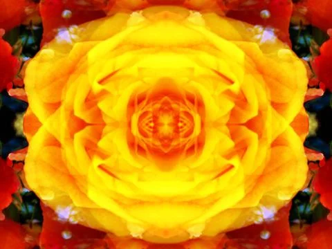 Abstract symmetrical pattern Stock Photos