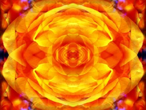 Abstract symmetrical pattern Stock Photos