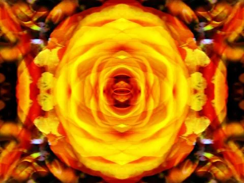 Abstract symmetrical pattern Stock Photos