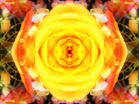 Abstract symmetrical pattern Stock Photos
