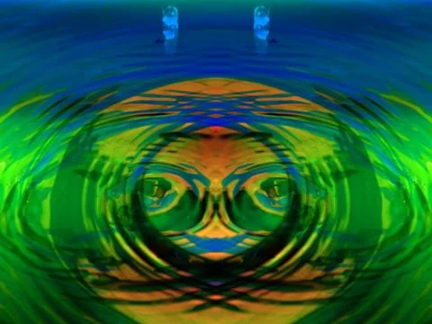 Abstract symmetrical pattern Stock Photos