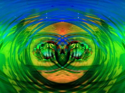 Abstract symmetrical pattern Stock Photos