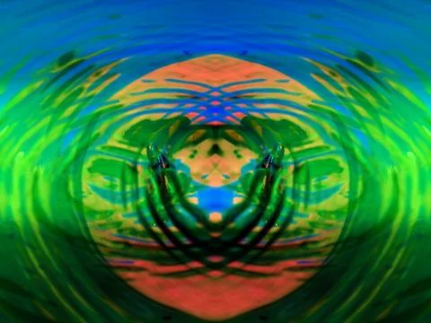 Abstract symmetrical pattern Stock Photos