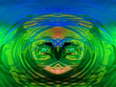 Abstract symmetrical pattern Stock Photos
