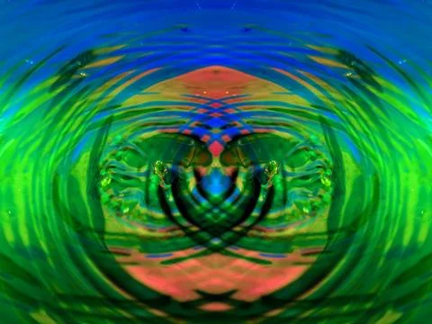 Abstract symmetrical pattern Stock Photos