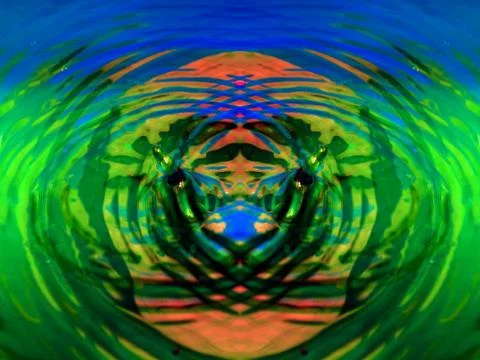 Abstract symmetrical pattern Stock Photos