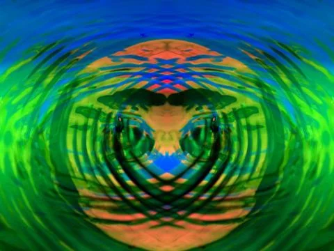 Abstract symmetrical pattern Stock Photos