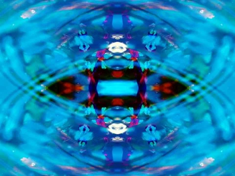 Abstract symmetrical pattern Stockfoto's