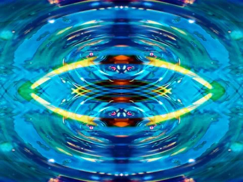 Abstract symmetrical pattern Stock Photos